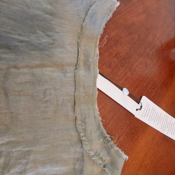 NWT Zaket & Plover 100% Linen Shirt - Picture 9 of 13